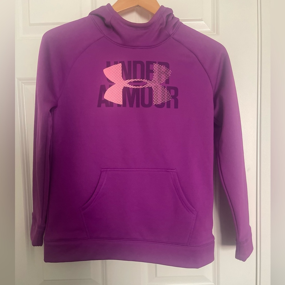 Under Armour Youth Kids Sweater Casual Pullover Hoodie Girls